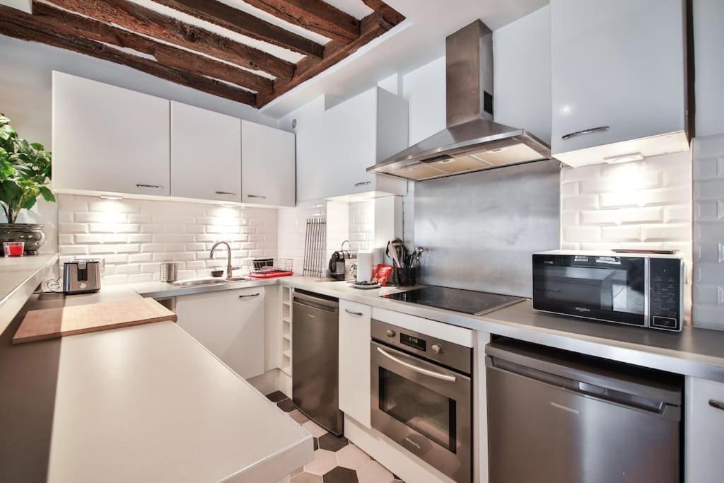 Typical Parisian Duplex#4Pers#Le Marais Διαμέρισμα Εξωτερικό φωτογραφία