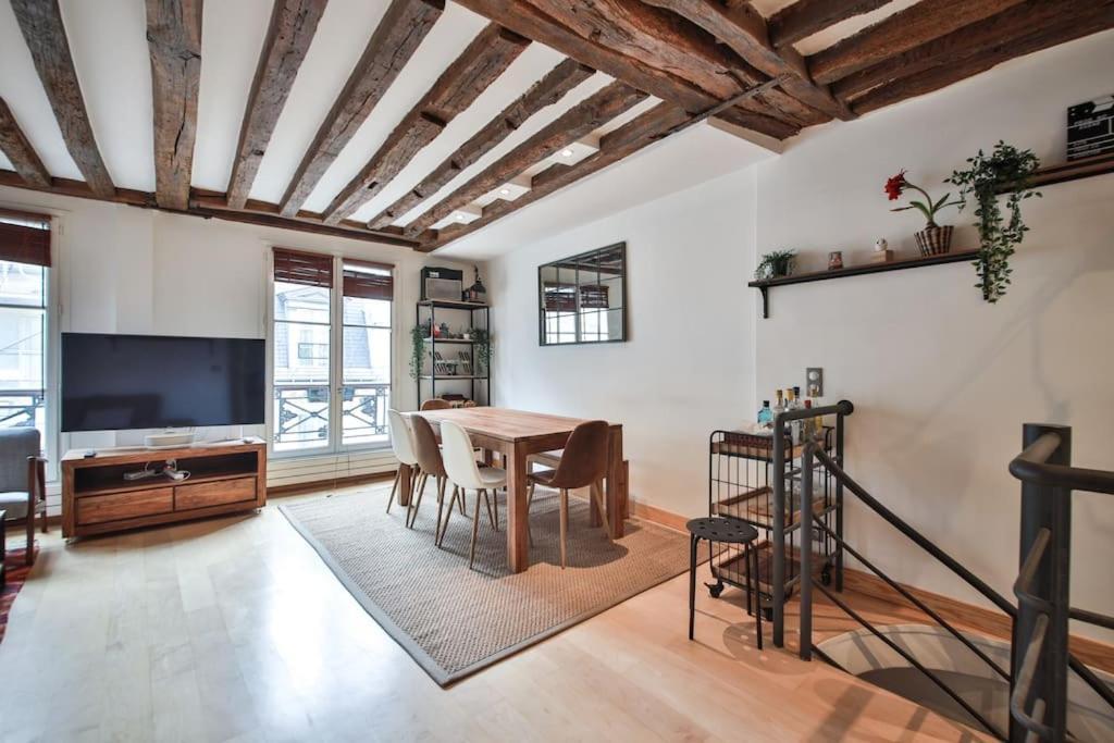 Typical Parisian Duplex#4Pers#Le Marais Διαμέρισμα Εξωτερικό φωτογραφία